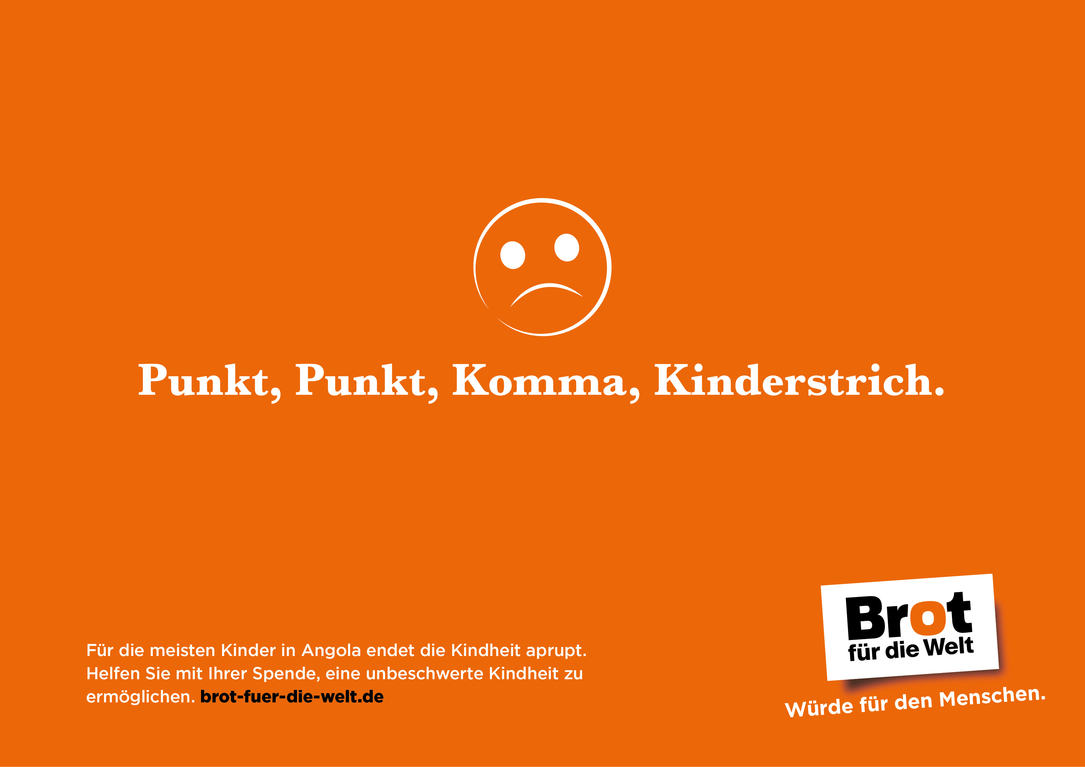 Punkt, Punkt, Komma, Kinderstrich.